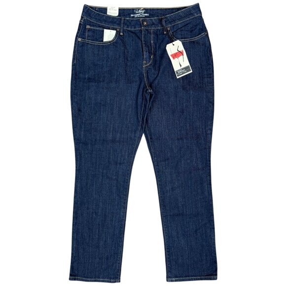NWT Women's LEVI'S Bold Curve Classic Slim Leg Jeans- Size 16S/33‎ - Picture 1 of 15
